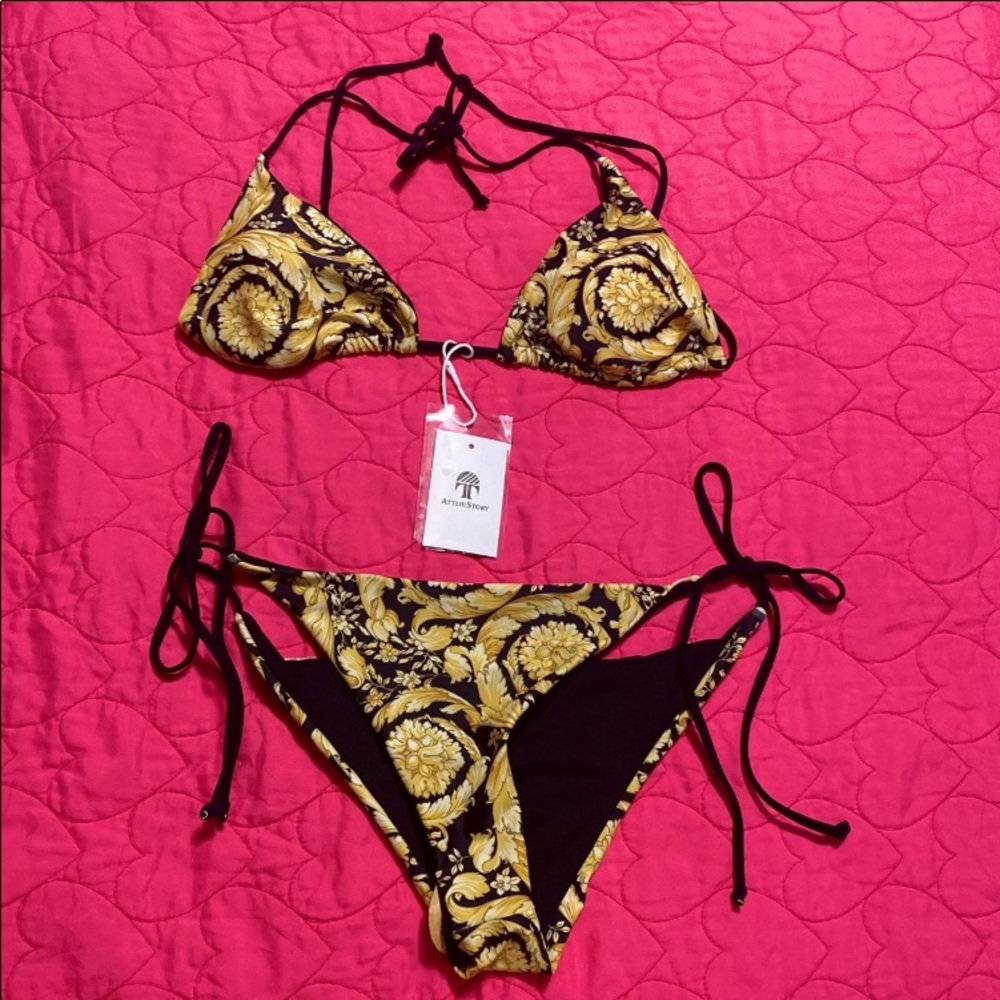 2 piece NEW bikini size LG fits like Med